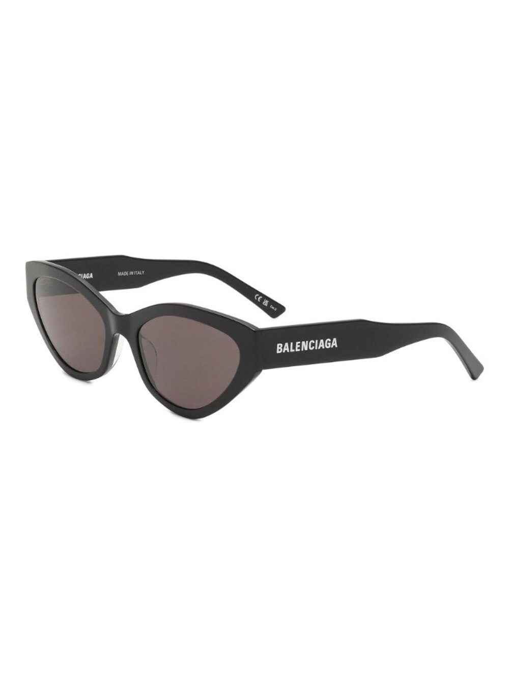 Balenciaga BB0306S 001 Sunglasses Black Cat Eye Frame - Picture 2 of 3